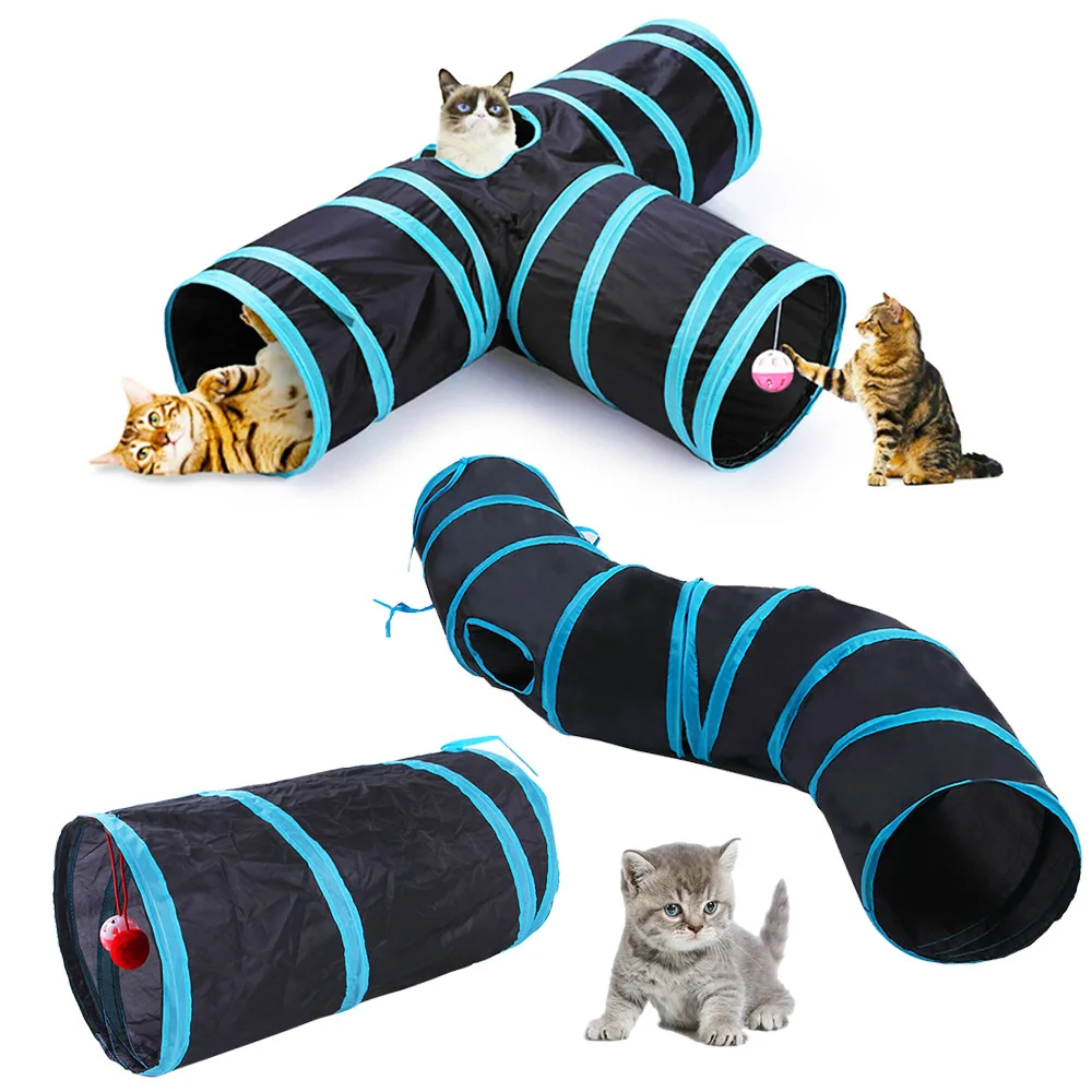 Cat Tunnel Toy - Cat Tunnel Foldable Cat Tunnel Pet