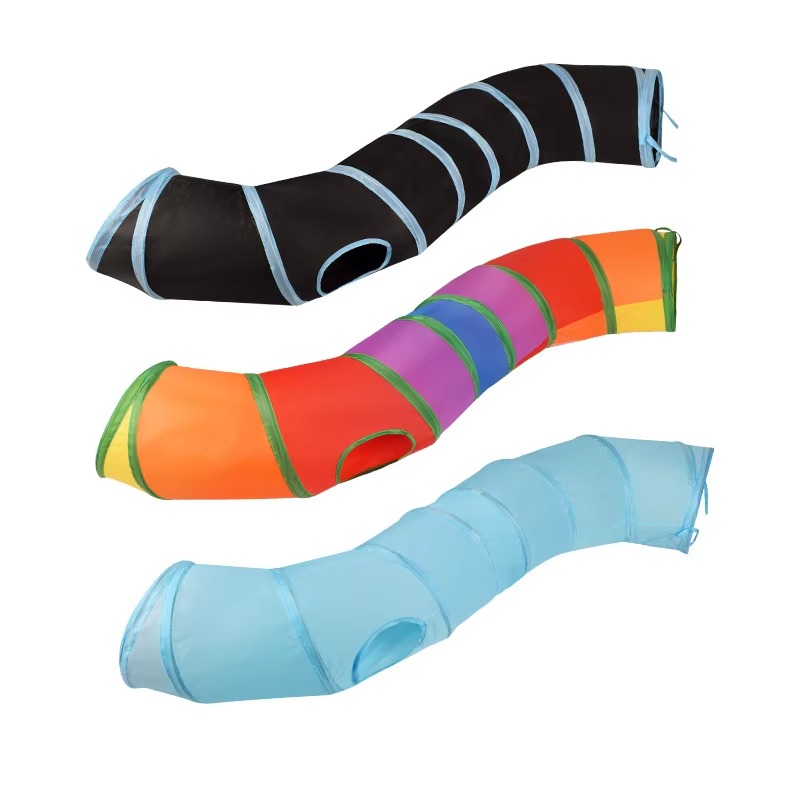 Cat Tunnel Toy - 10pcs Universal Foldable Cat Toy Tubes