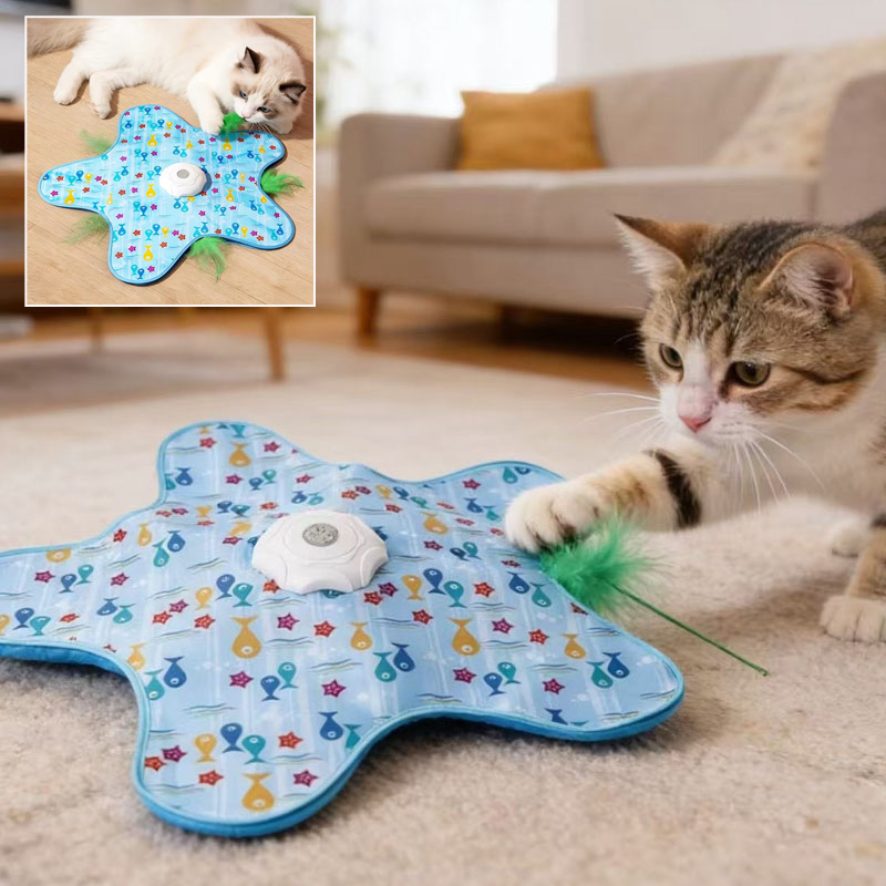 Cat Tunnel Toy - Electric Cat Turntable Automatic Intelligent Cat