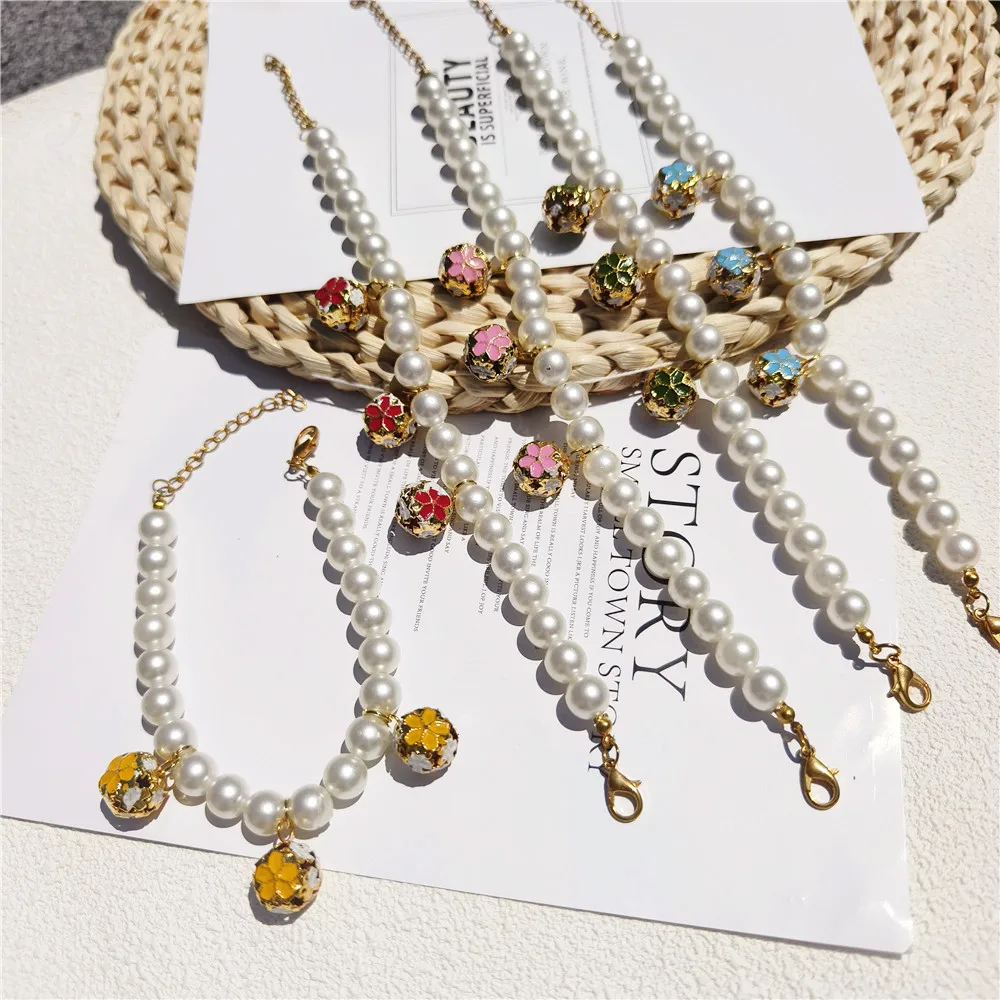 Dog Cat Pet Necklace with Colo - Pet Supplies York 评论和价格