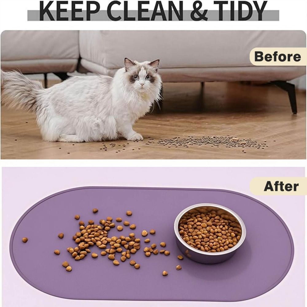Durable Silicone Pet Food Mat  - Pet Supplies Is Food 评论和价格