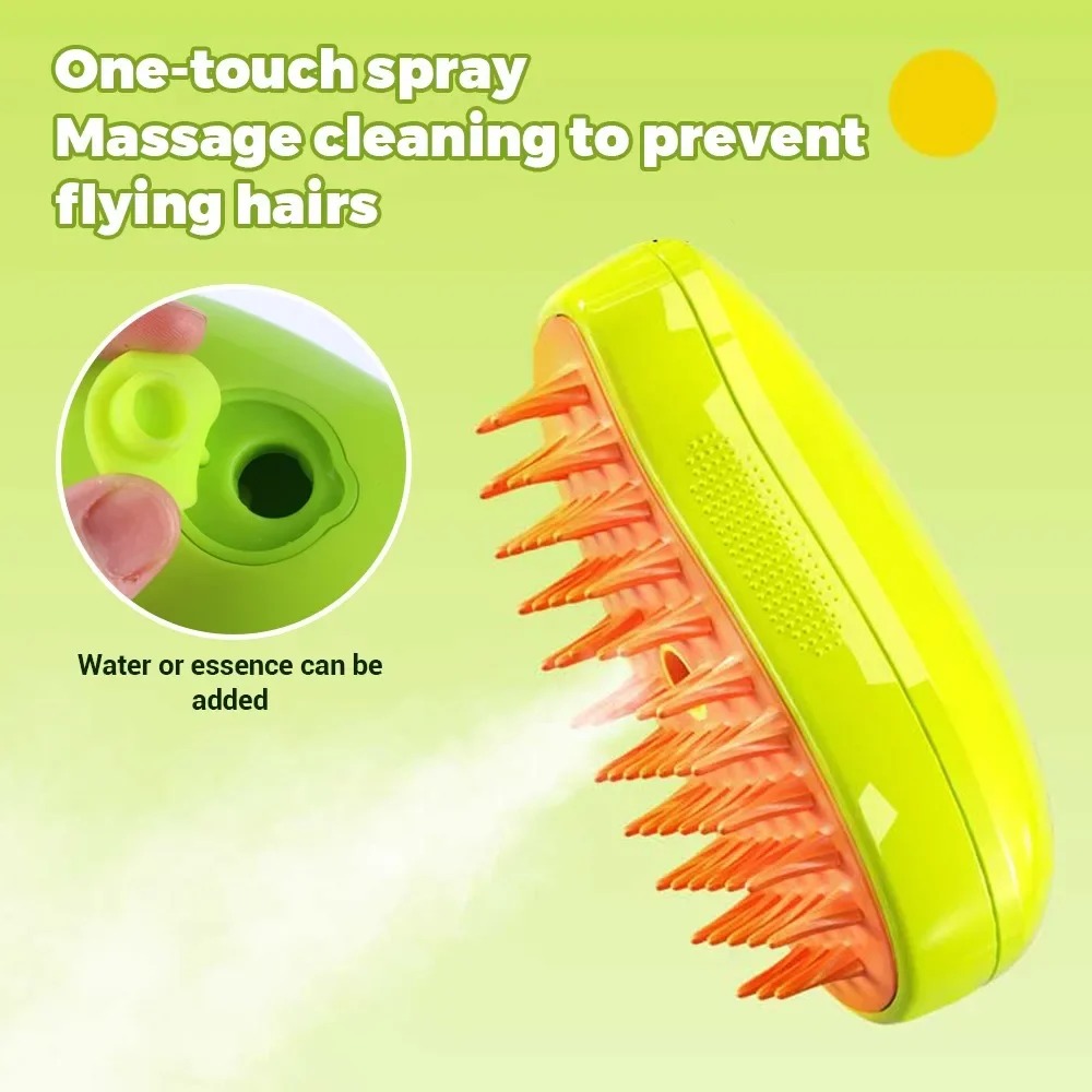 Cat Steam Brush Electric Spray - Pet Supplies Grooming Hours 评论和价格