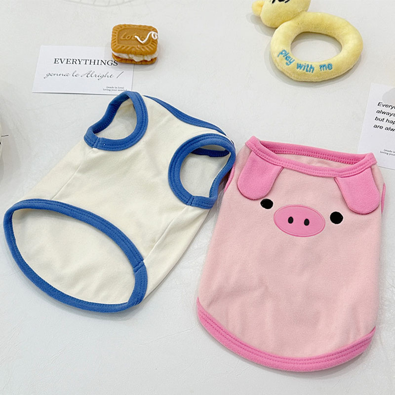 Cartoon Dog Clothes Sleeveless - Pet Supplies York 评论和价格