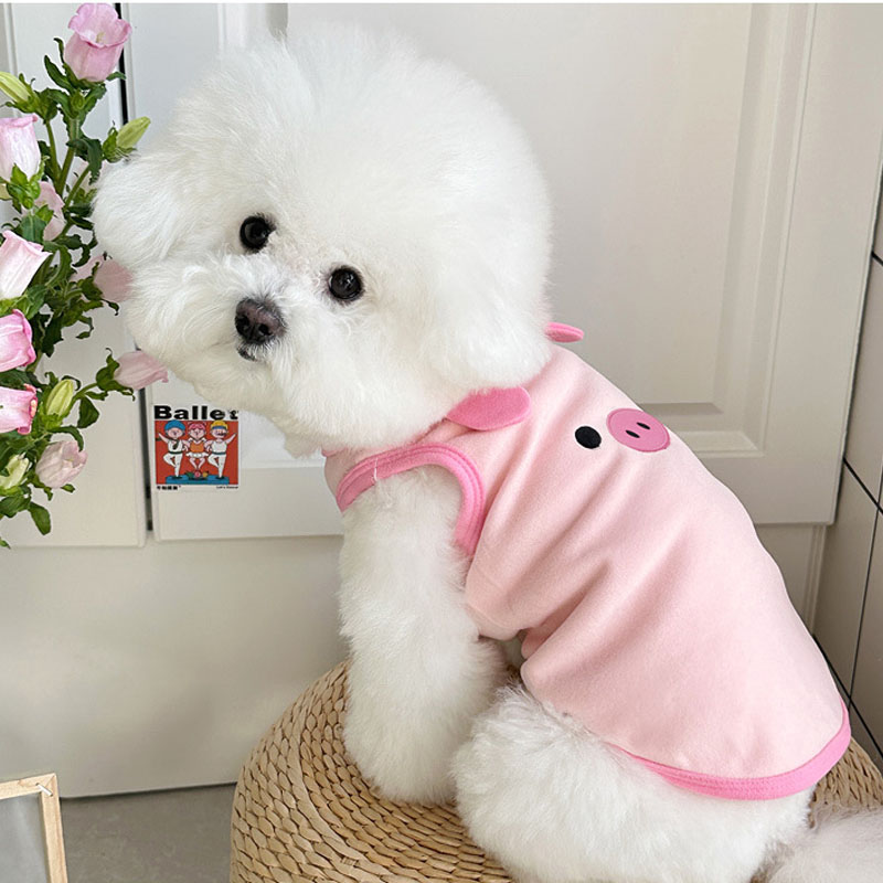 Cartoon Dog Clothes Sleeveless - Pet Supplies York 评论和价格