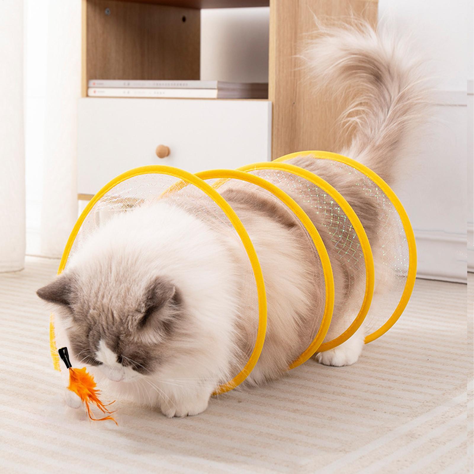 Cat Toy Tunnel Self Play Folda - Cat Tunnel Toy 评论和价格