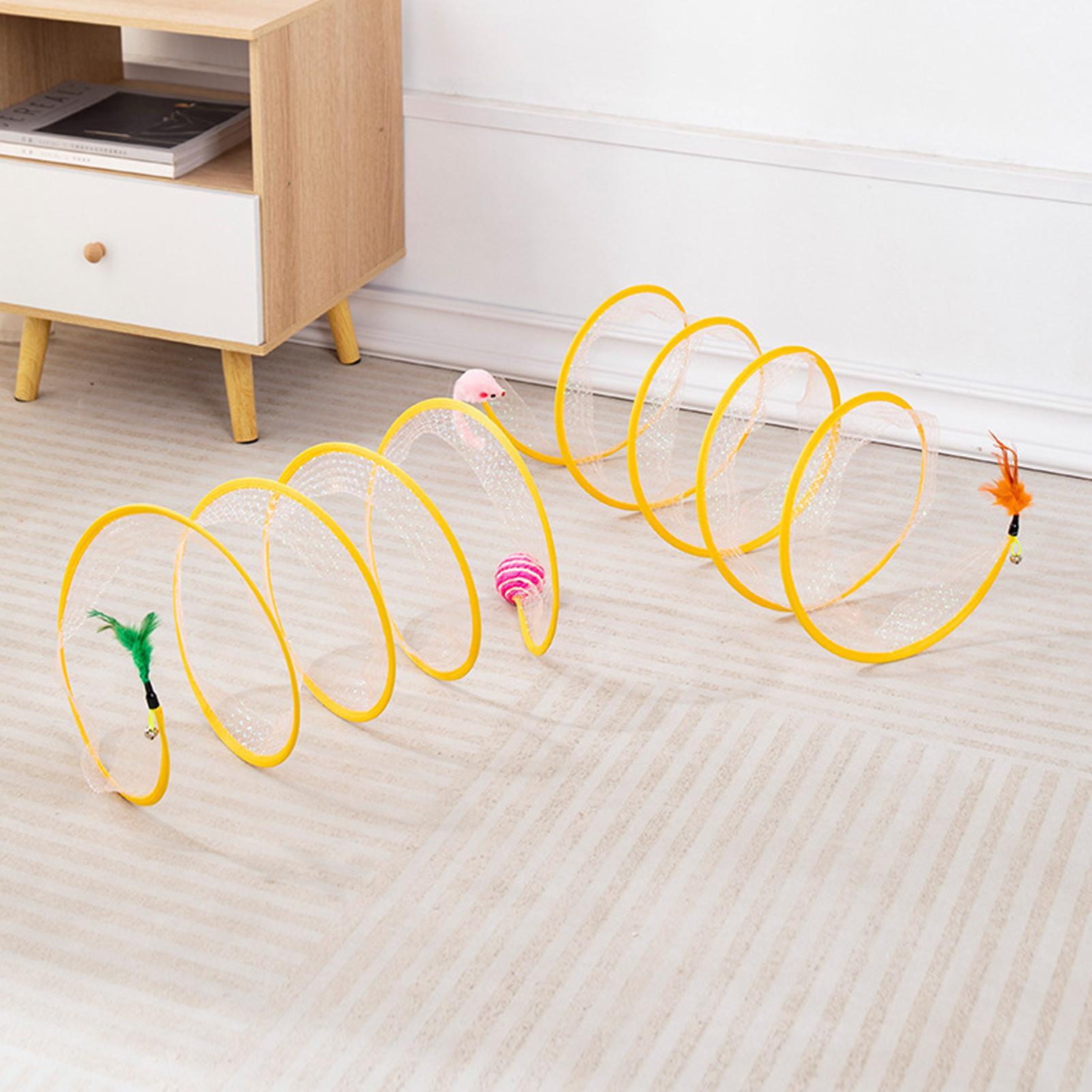 Cat Toy Tunnel Self Play Folda - Cat Tunnel Toy 评论和价格