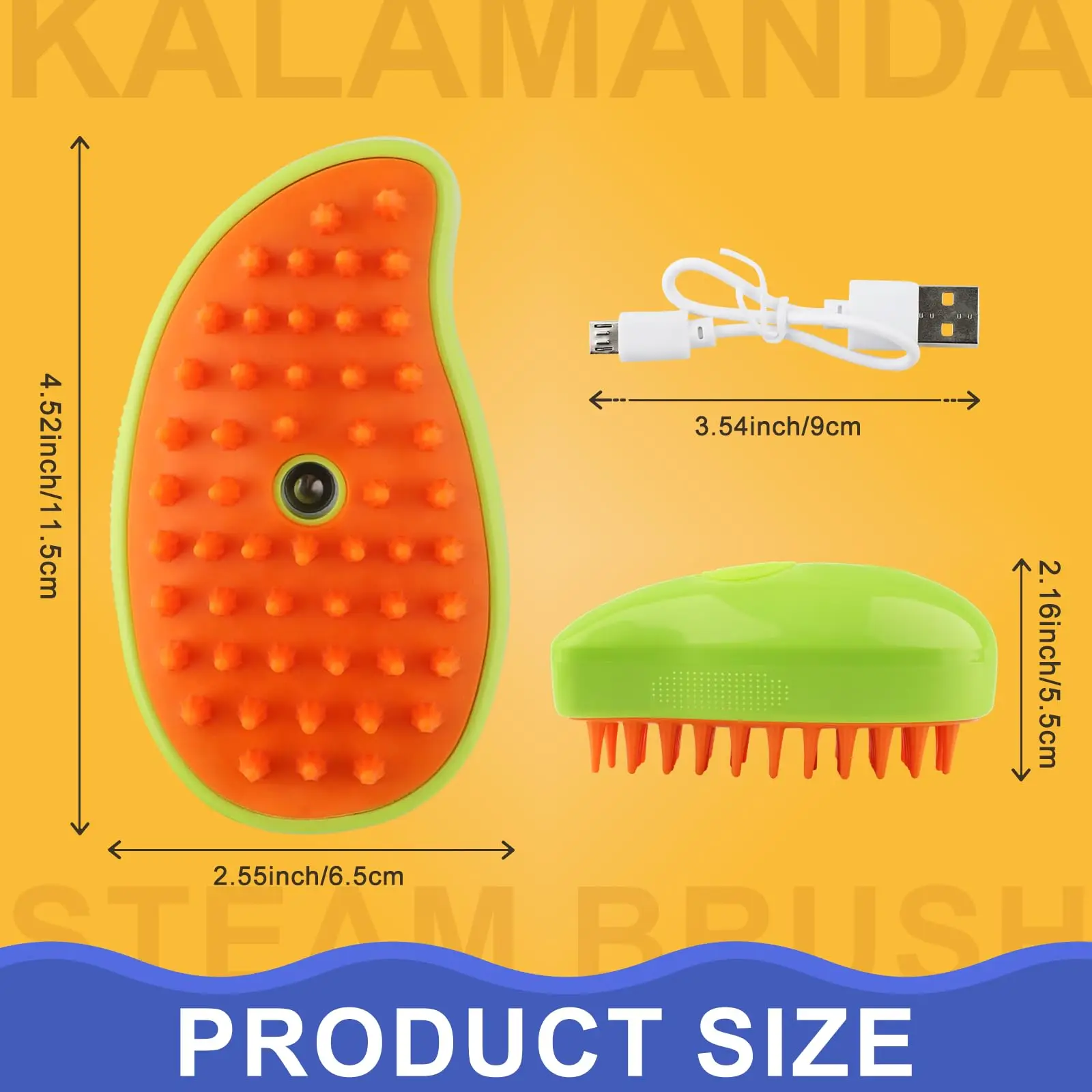 3-in-1 Steamy Brush for Pet Ca - Pet Supplies Grooming Hours 评论和价格