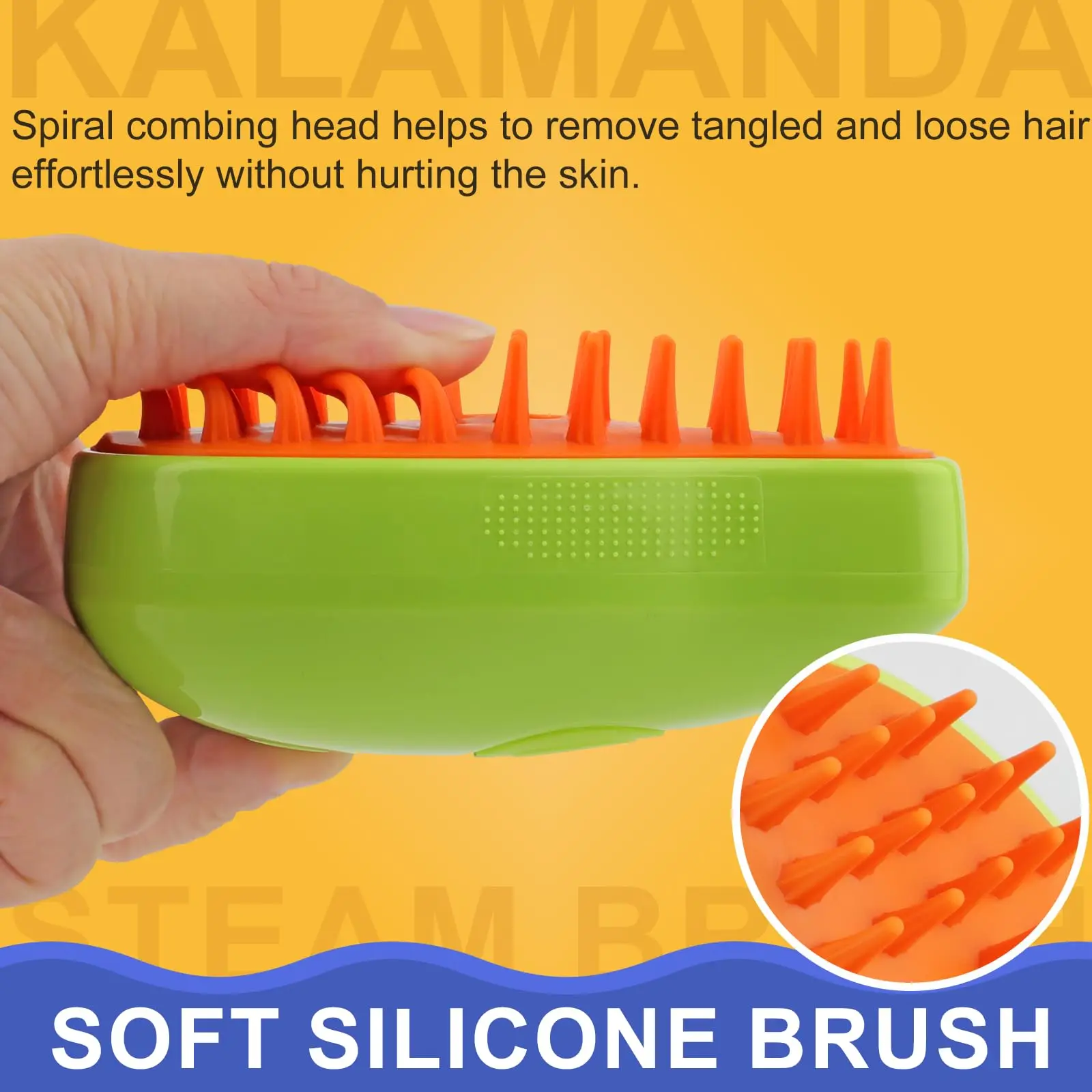 3-in-1 Steamy Brush for Pet Ca - Pet Supplies Grooming Hours 评论和价格