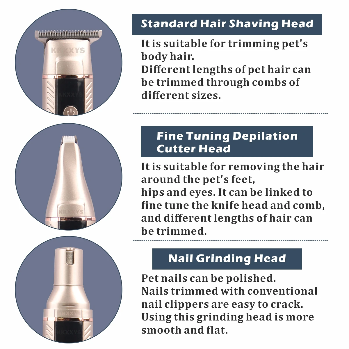 Pet Hair Trimmer 3in1 Professi - Pet Supplies Grooming Hours 评论和价格