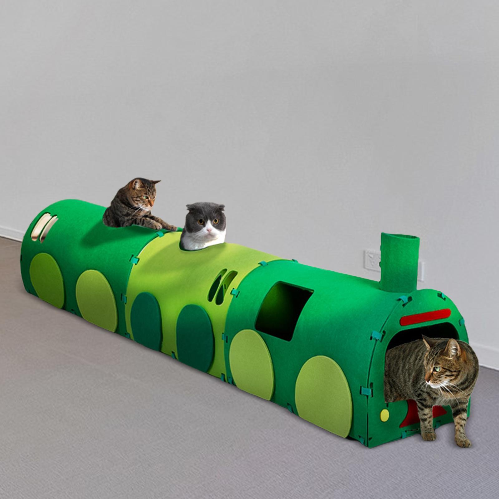 Cat Tunnel Cat Bed Scratch Res - Cat Tunnel Toy 评论和价格