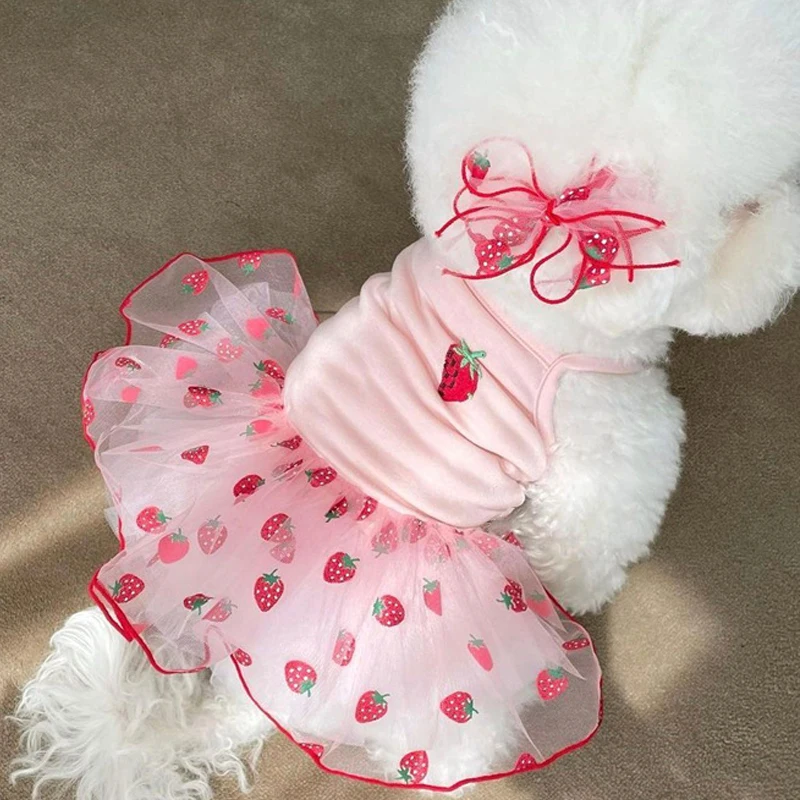 Cute Pet Dog Dress for Small D - Pet Supplies York 评论和价格