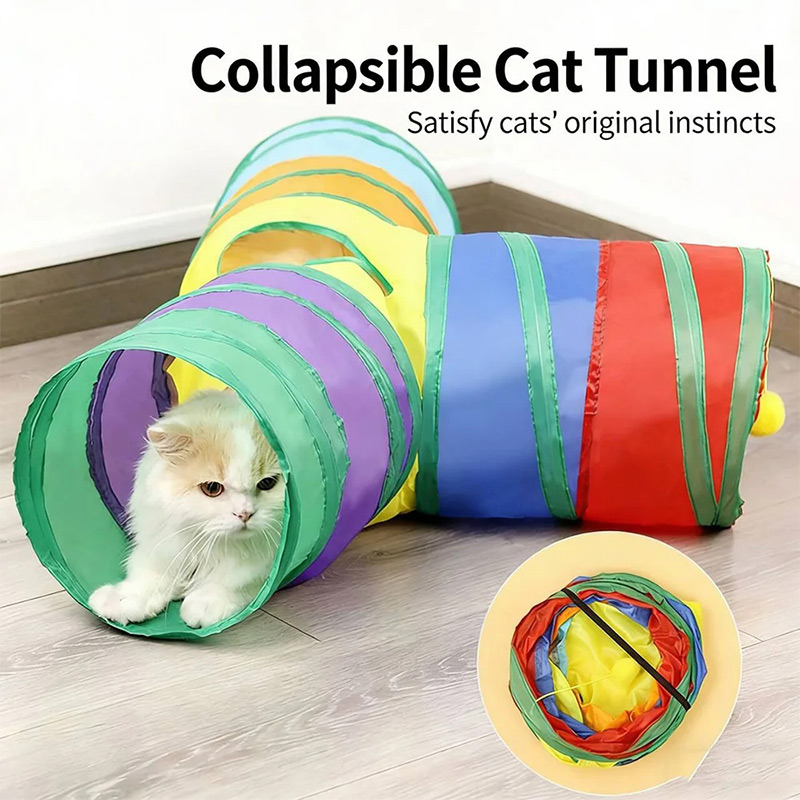 Cat Tunnel Pet Tube Collapsibl - Cat Tunnel Toy 评论和价格