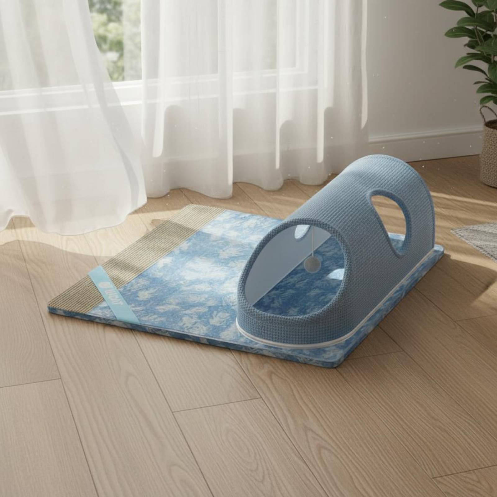 Feline Scratcher Tunnel Dangli - Cat Tunnel Toy 评论和价格